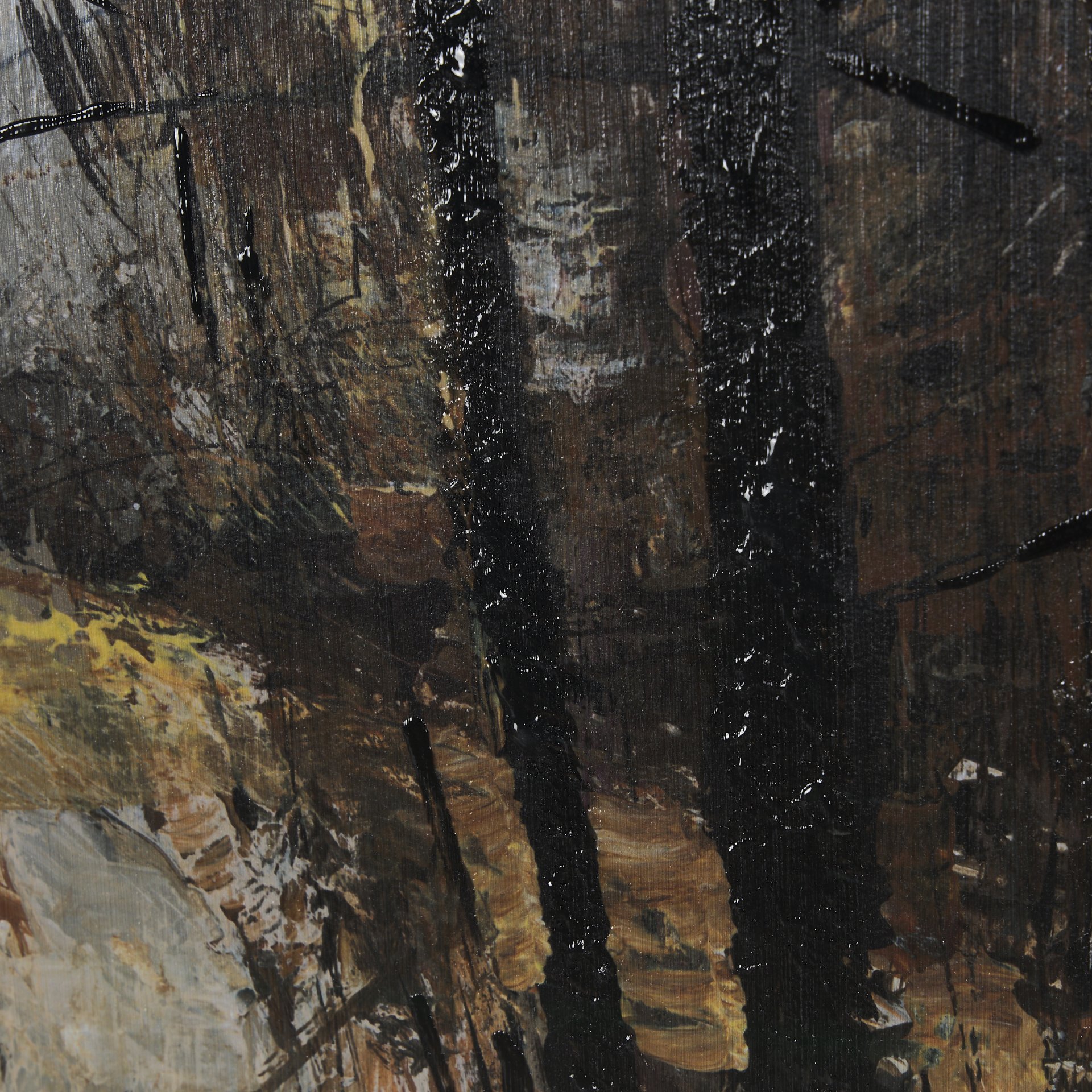 Forest View II by Mercana Studio a Hand Embelished Textured Framed Art Print Matted under Glass 8 Forest View II by Mercana Studio a Hand Embelished Textured Framed Art Print Matted under Glass - Image 8