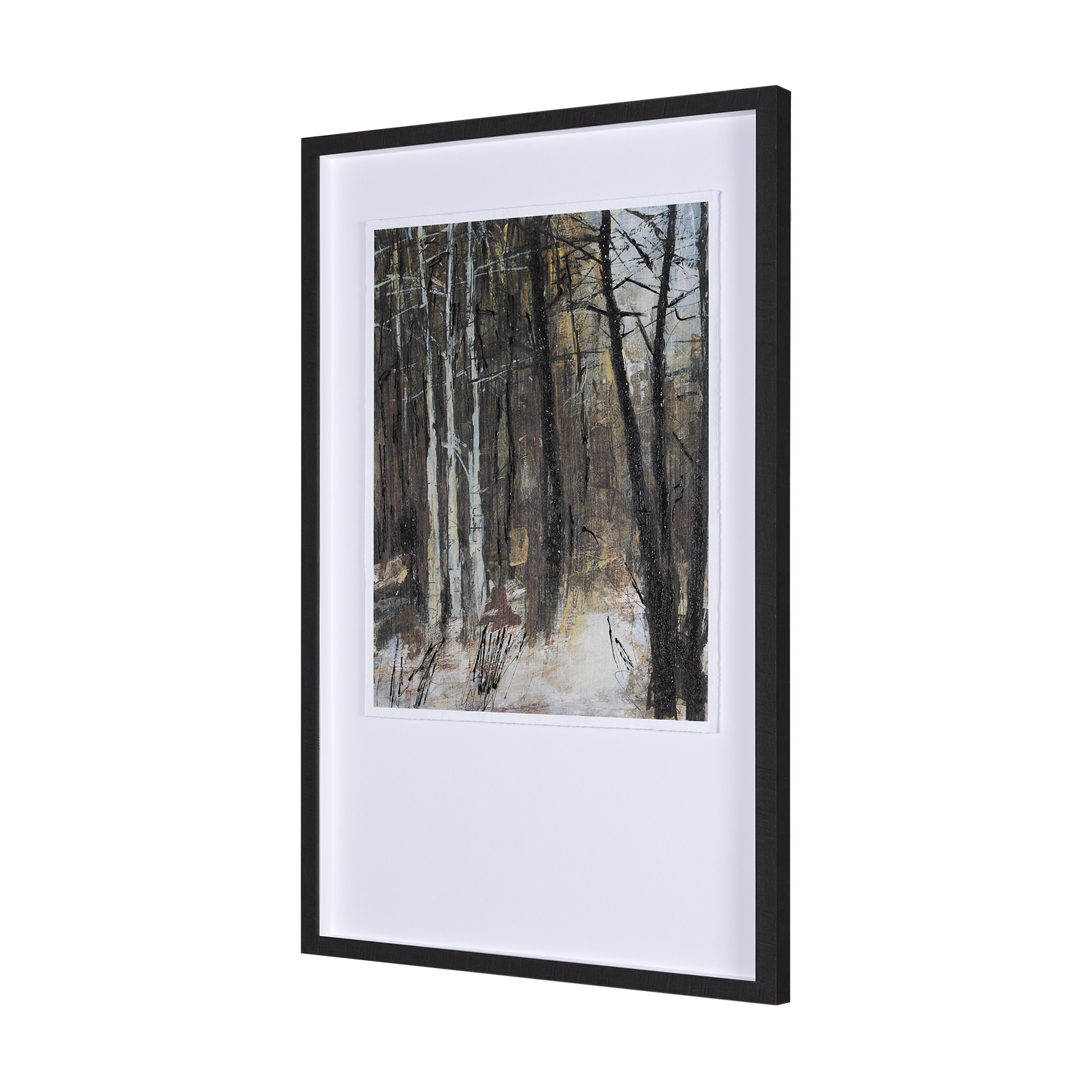 Forest View IV by Mercana Studio a Hand Embelished Textured Framed Art Print Matted under Glass 3 Forest View IV by Mercana Studio a Hand Embelished Textured Framed Art Print Matted under Glass - Image 3