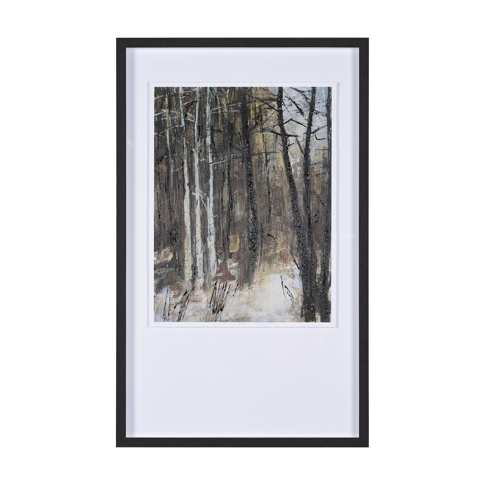 Forest View IV by Mercana Studio a Hand Embelished Textured Framed Art Print Matted under Glass 1 Forest View IV by Mercana Studio a Hand Embelished Textured Framed Art Print Matted under Glass
