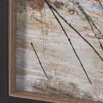 Forest View V by Mercana Studio a Hand Embelished Textured Framed Art Print