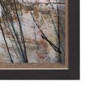 Forest View VI by Mercana Studio a Hand Embelished Textured Framed Art Print
