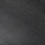 Forsey 28.0L x 45.3W x 18.0H Black Solid Wood Round Coffee Table