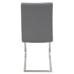 Foster Grey Faux Leather Contemporary Dining Chairs (Set of 2) 25 Foster Grey Faux Leather Contemporary Dining Chairs (Set of 2)