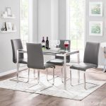 Foster Grey Faux Leather Contemporary Dining Chairs (Set of 2) 15 Foster Grey Faux Leather Contemporary Dining Chairs (Set of 2)