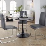 Foster Grey Faux Leather Contemporary Dining Chairs (Set of 2) 17 Foster Grey Faux Leather Contemporary Dining Chairs (Set of 2)