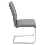 Foster Grey Faux Leather Contemporary Dining Chairs (Set of 2) 23 Foster Grey Faux Leather Contemporary Dining Chairs (Set of 2)