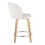 Fran 24 Mid-Century Zebra/White Swivel Counter Stool (Set of 2) 15 Fran 24 Mid-Century Zebra/White Swivel Counter Stool (Set of 2)