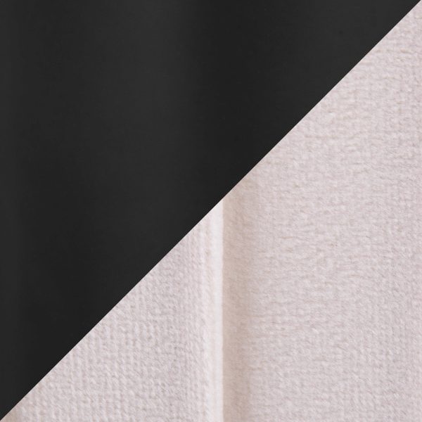 Fran Black Metal White Velvet Pleated Counter Stools Set of 2 8