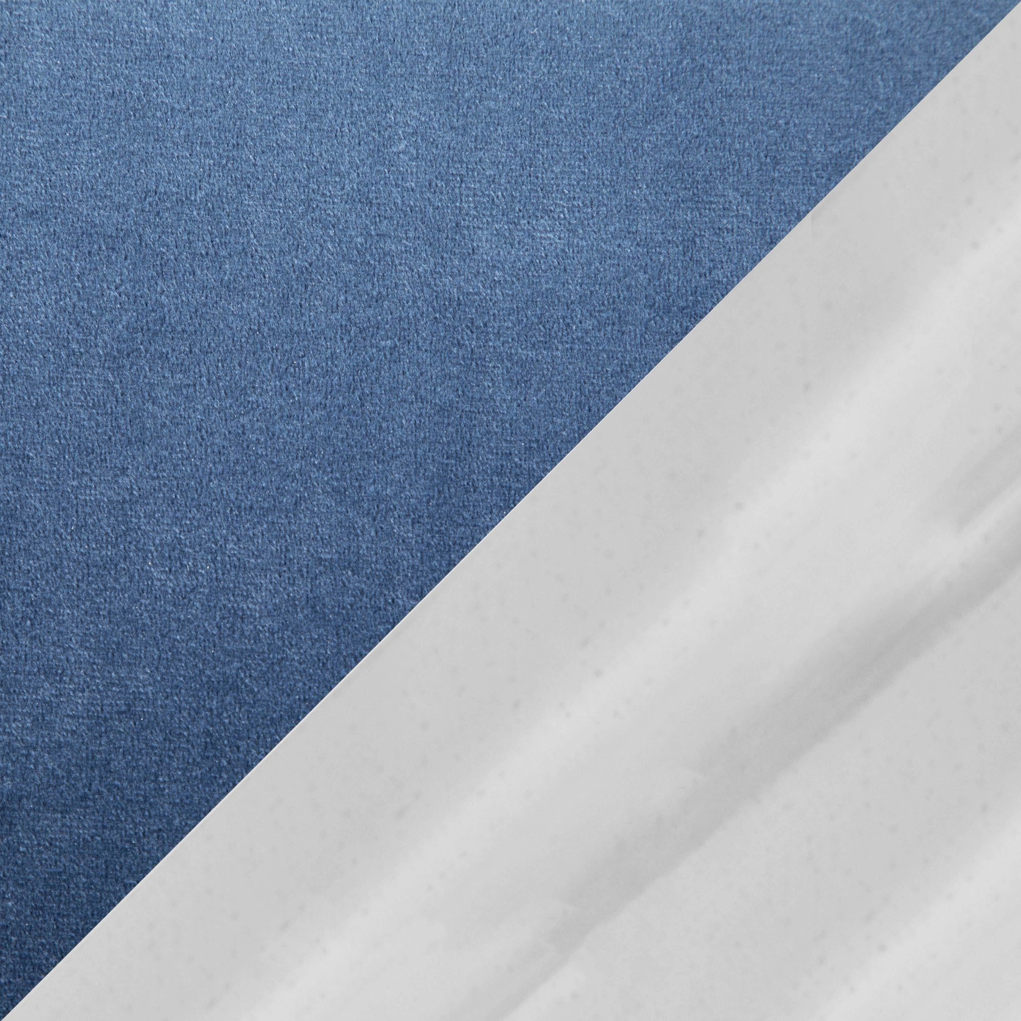 Fran Chrome Blue Velvet Contemporary Chairs (Set of 2) 10 Fran Chrome Blue Velvet Contemporary Chairs (Set of 2) - Image 10