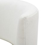 Fran Contemporary Black Metal White Sherpa Slipper Accent Chair 20 Fran Contemporary Black Metal White Sherpa Slipper Accent Chair