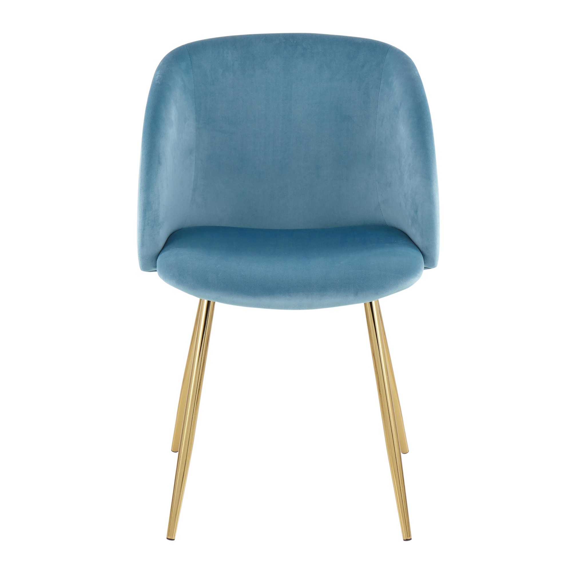 Fran Contemporary Light Blue Velvet Dining Chairs (Set of 2) 14 Fran Contemporary Light Blue Velvet Dining Chairs (Set of 2) - Image 14