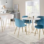 Fran Contemporary Light Blue Velvet Dining Chairs (Set of 2) 23 Fran Contemporary Light Blue Velvet Dining Chairs (Set of 2)