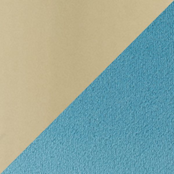 Fran Glam Light Blue Velvet Gold Metal Bench 8