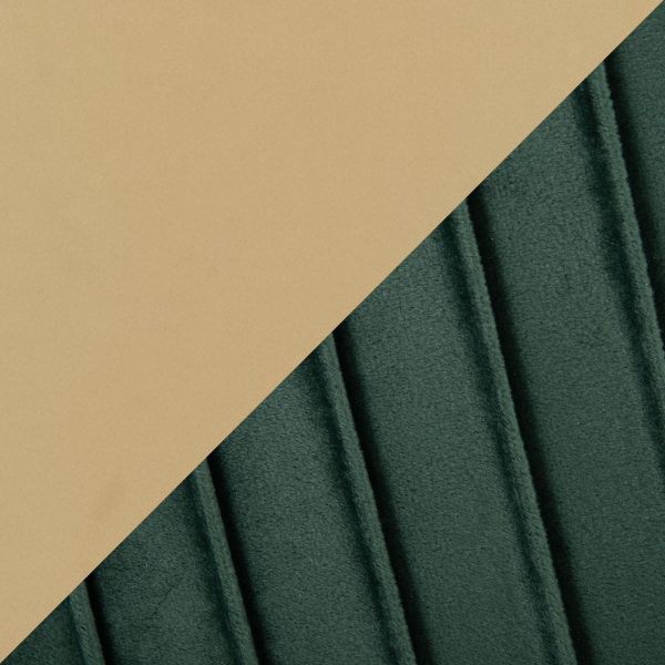Fran Gold and Green Velvet Contemporary Counter Stool Set of 2 8
