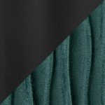Fran Pleated Green Velvet Black Metal Contemporary Counter Stools (Set of 2) 18 Fran Pleated Green Velvet Black Metal Contemporary Counter Stools (Set of 2)