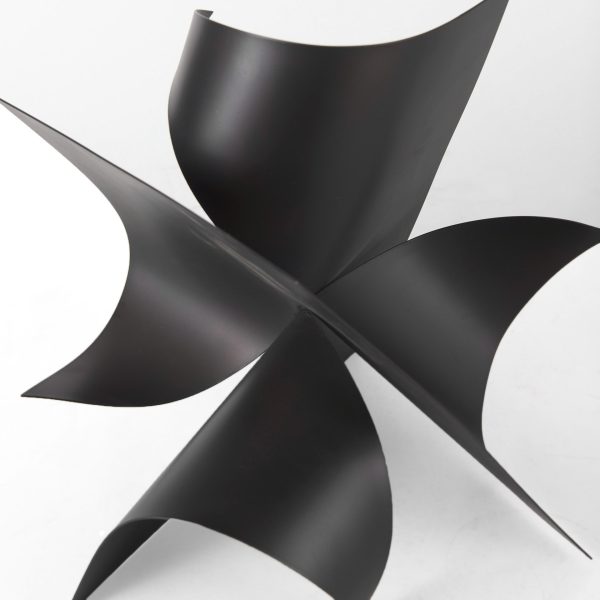 Francesca 11.8L x 11.8W x 11.8H Black Metal Sculptural Decorative Object 6