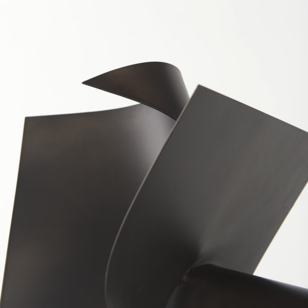 Francesca 11.8L x 11.8W x 11.8H Black Metal Sculptural Decorative Object 7
