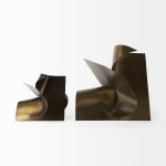 Francesca 18.1L x 18.1W x 18.1H Antique Gold Metal Sculptural Decorative Object 13 Francesca 18.1L x 18.1W x 18.1H Antique Gold Metal Sculptural Decorative Object
