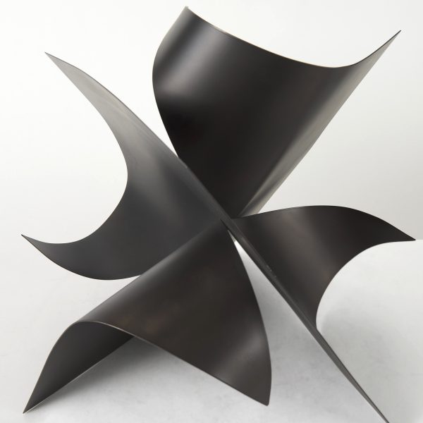 Francesca 18.1L x 18.1W x 18.1H Black Metal Sculptural Decorative Object 6