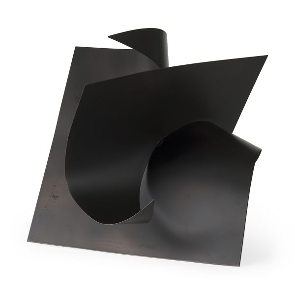 Francesca 18.1L x 18.1W x 18.1H Black Metal Sculptural Decorative Object