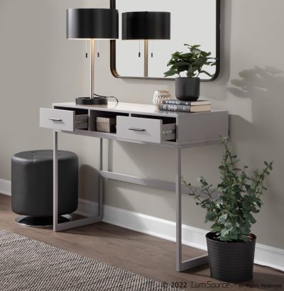 Franklin Contemporary Grey Console Table