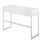 Franklin White Contemporary Console Table with Storage