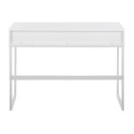 Franklin White Contemporary Console Table with Storage