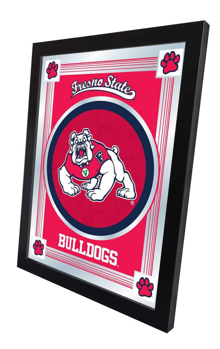 Fresno State University 17x22 Logo Wall Mirror 2 Fresno State University 17x22 Logo Wall Mirror - Image 2