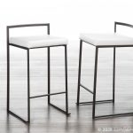 Fuji 26 Inch Antique Metal White Contemporary Stools (Set of 3) 13 Fuji 26 Inch Antique Metal White Contemporary Stools (Set of 3)