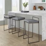 Fuji 26-Inch Industrial Antique Metal Grey Counter Stool (Set of 3) 11 Fuji 26-Inch Industrial Antique Metal Grey Counter Stool (Set of 3)