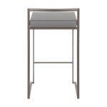Fuji 26-Inch Industrial Antique Metal Grey Counter Stool (Set of 3) 16 Fuji 26-Inch Industrial Antique Metal Grey Counter Stool (Set of 3)