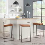 Fuji 26-Inch Industrial Camel Counter Stool Set (Set of 3) 11 Fuji 26-Inch Industrial Camel Counter Stool Set (Set of 3)
