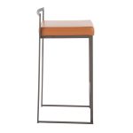 Fuji 26-Inch Industrial Camel Counter Stool Set (Set of 3) 14 Fuji 26-Inch Industrial Camel Counter Stool Set (Set of 3)