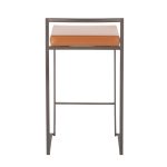 Fuji 26-Inch Industrial Camel Counter Stool Set (Set of 3) 16 Fuji 26-Inch Industrial Camel Counter Stool Set (Set of 3)