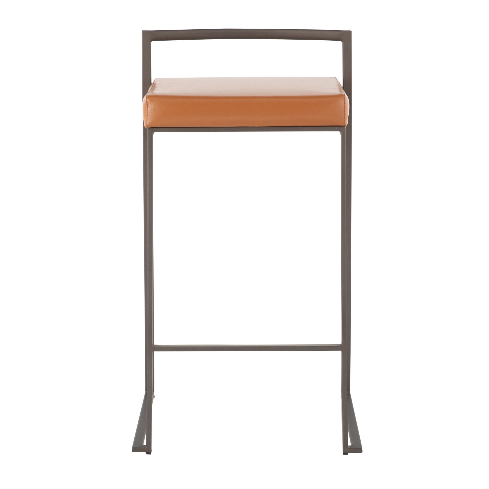 Fuji 26-Inch Industrial Camel Counter Stool Set (Set of 3) 7 Fuji 26-Inch Industrial Camel Counter Stool Set (Set of 3) - Image 7