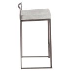 Fuji 26" Industrial Stackable Counter Stools Antique Metal (Set of 3) (Set of 3) 16 Fuji 26" Industrial Stackable Counter Stools Antique Metal (Set of 3) (Set of 3)