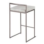 Fuji 26" Industrial Stackable Counter Stools Antique Metal (Set of 3) (Set of 3) 17 Fuji 26" Industrial Stackable Counter Stools Antique Metal (Set of 3) (Set of 3)