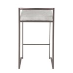 Fuji 26" Industrial Stackable Counter Stools Antique Metal (Set of 3) (Set of 3) 18 Fuji 26" Industrial Stackable Counter Stools Antique Metal (Set of 3) (Set of 3)