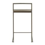 Fuji 26" Industrial Stackable Counter Stools Antique Metal and Bamboo Seat (Set of 3) (Set of 3) 22 Fuji 26" Industrial Stackable Counter Stools Antique Metal and Bamboo Seat (Set of 3) (Set of 3)