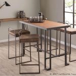 Fuji 26" Industrial Stackable Counter Stools Brown Fabric (Set of 3) (Set of 3) 14 Fuji 26" Industrial Stackable Counter Stools Brown Fabric (Set of 3) (Set of 3)