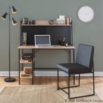 Fuji Black High-Back Contemporary Dining Chairs (Set of 2)