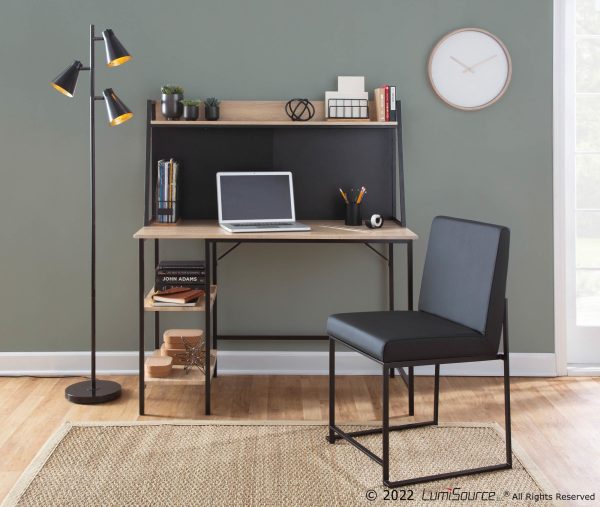 Fuji Black High Back Contemporary Dining Chairs Set of 2 4
