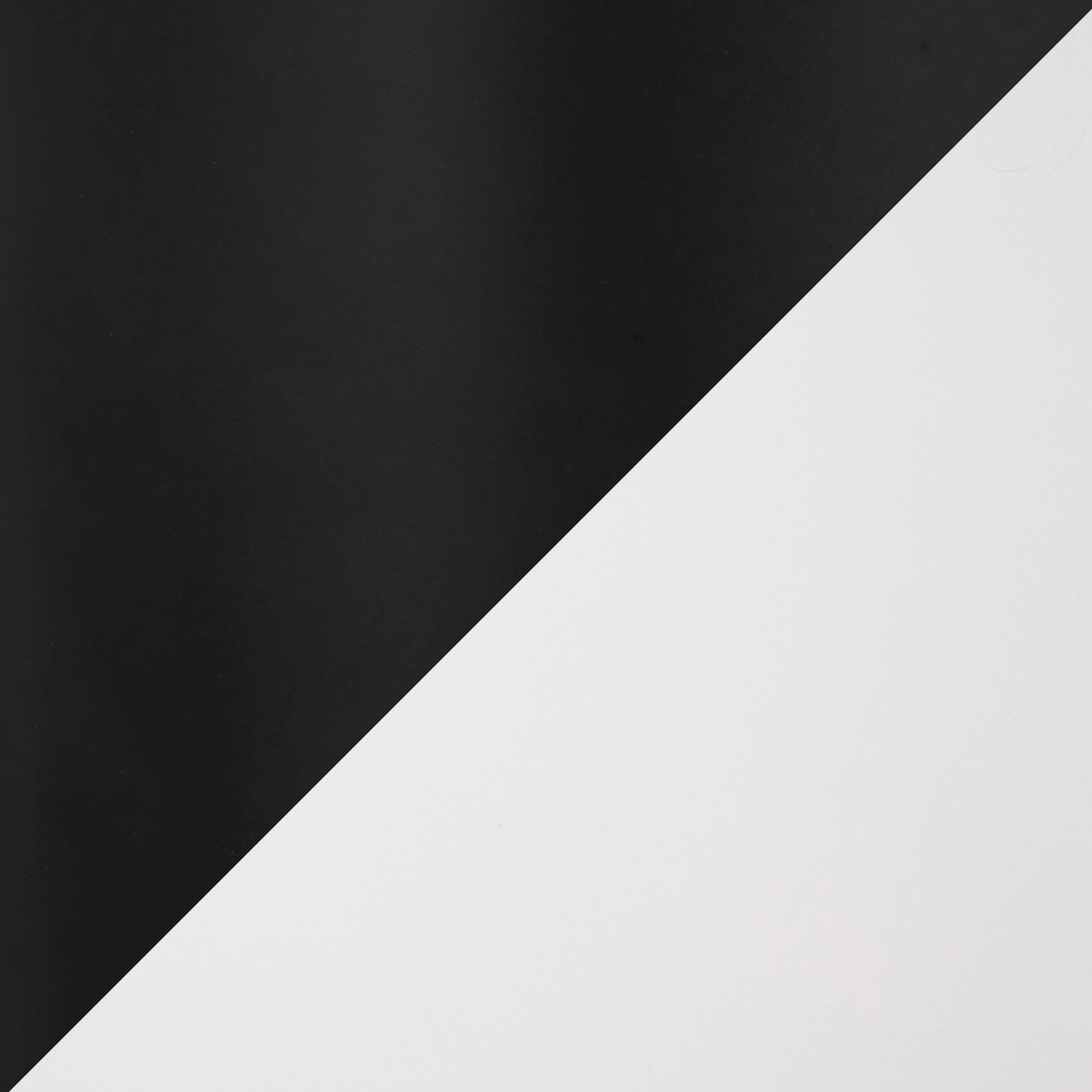 Fuji Contemporary Black Metal and White Wood Dining Table 10 Fuji Contemporary Black Metal and White Wood Dining Table - Image 10