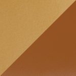 Fuji Contemporary Gold and Camel Faux Leather Bench 20 Fuji Contemporary Gold and Camel Faux Leather Bench