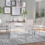 Fuji Contemporary Stainless Steel Walnut Dining Table 16 Fuji Contemporary Stainless Steel Walnut Dining Table