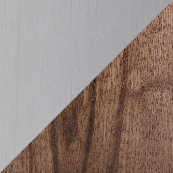 Fuji Contemporary Stainless Steel Walnut Dining Table 13