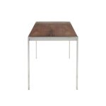 Fuji Contemporary Stainless Steel Walnut Dining Table 23 Fuji Contemporary Stainless Steel Walnut Dining Table