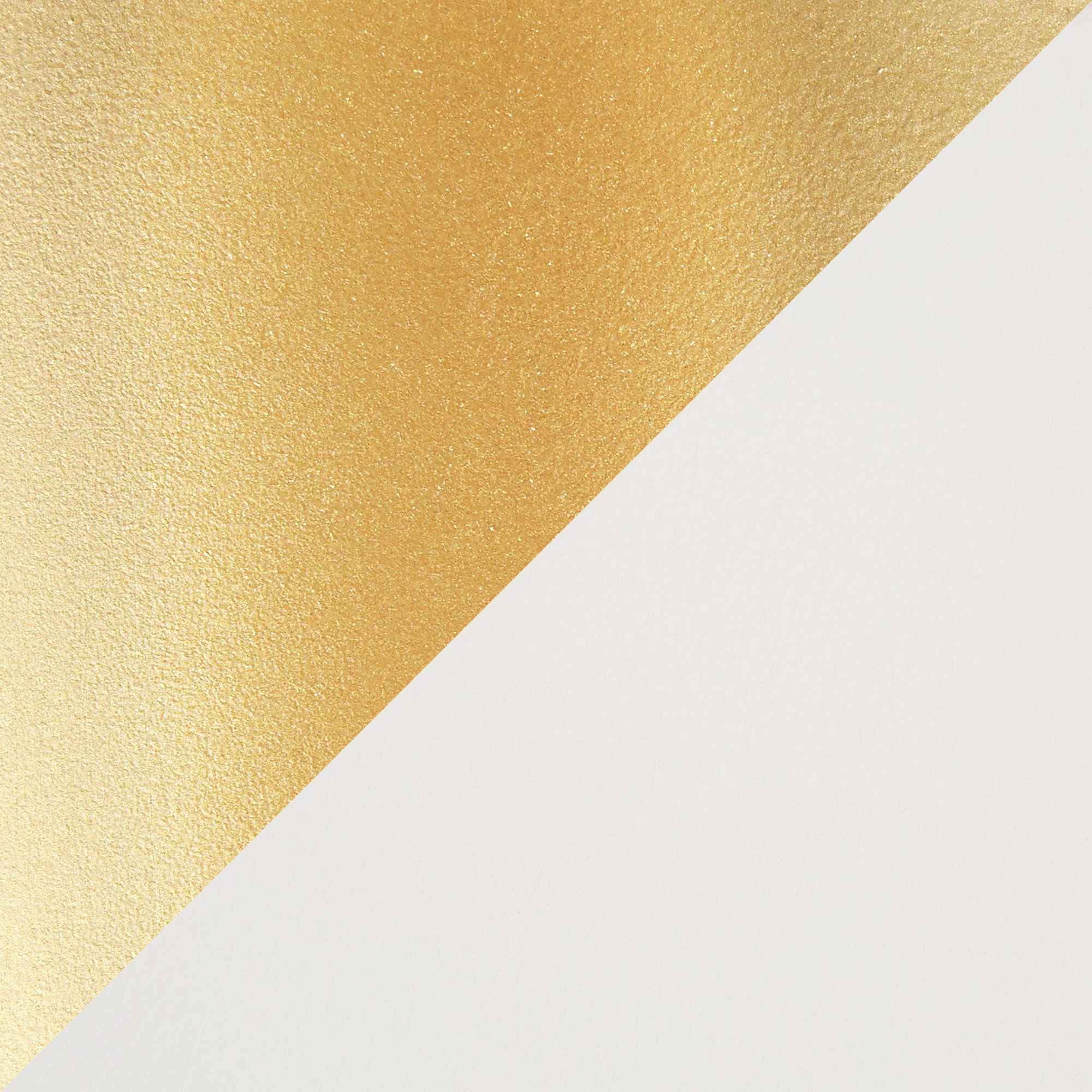 Fuji Gold High Back White Faux Leather Dining Chairs (Set of 2) 15 Fuji Gold High Back White Faux Leather Dining Chairs (Set of 2) - Image 15
