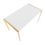 Fuji Gold Metal White Marble Contemporary Dining Table 24 Fuji Gold Metal White Marble Contemporary Dining Table