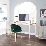 Fuji Gold Metal White Marble Contemporary Dining Table 18 Fuji Gold Metal White Marble Contemporary Dining Table